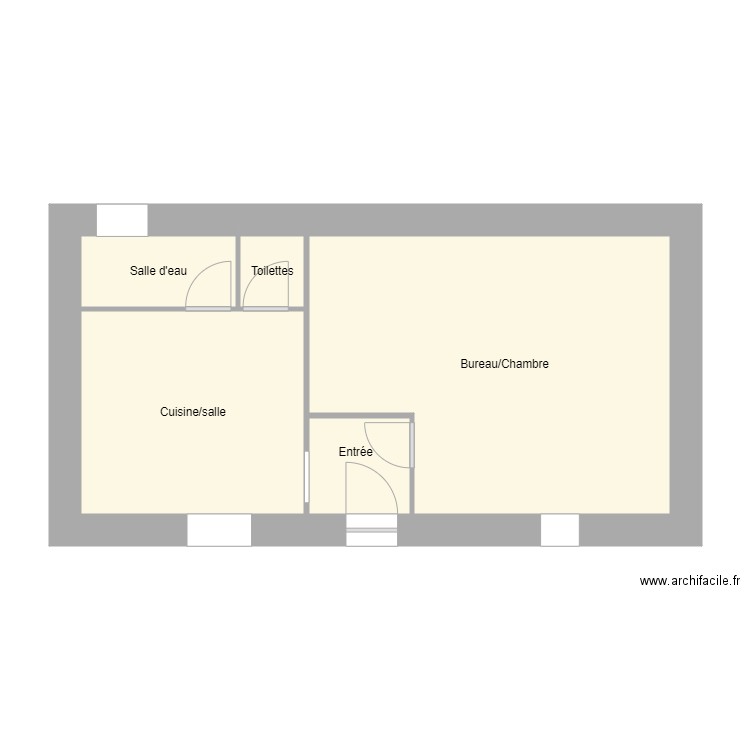 plan Texier. Plan de 0 pièce et 0 m2