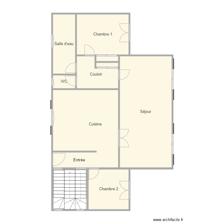 bois martin rdc. Plan de 0 pièce et 0 m2