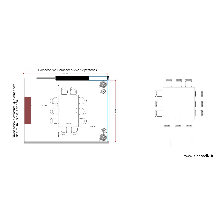 casa crestón comedor 3era opción. Plan de 0 pièce et 0 m2