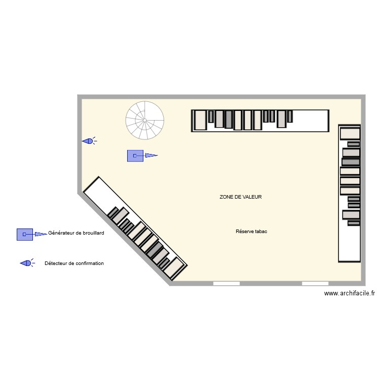 TABAC MALOWSKI SYLVAIN Générateur Réserve . Plan de 0 pièce et 0 m2