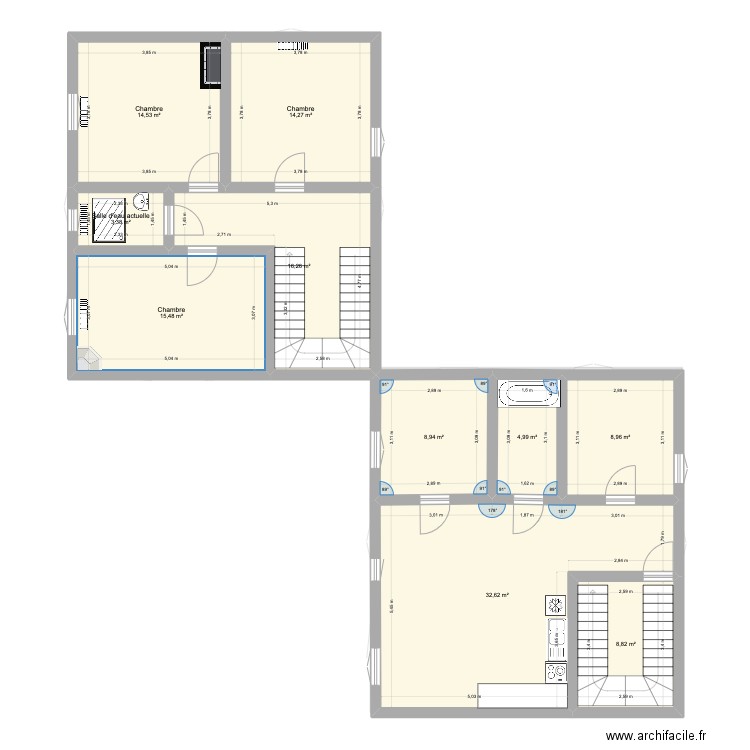 LA BEGUDE_ROMAAIN. Plan de 0 pièce et 0 m2