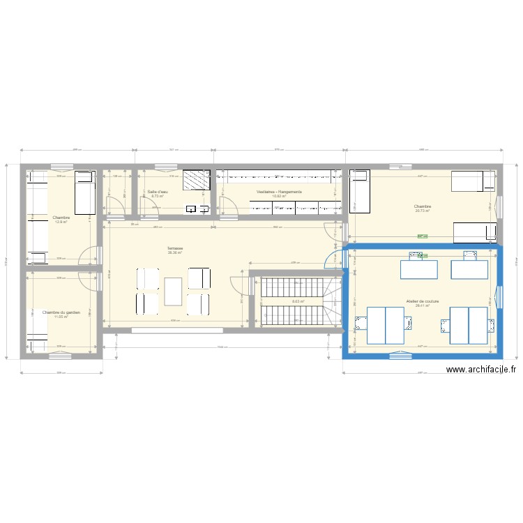 Centre de formation 8bis. Plan de 0 pièce et 0 m2