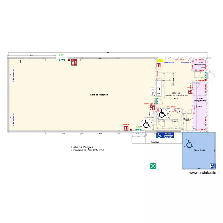 Salle Pergola. Plan de Salle Pergola. Plan de