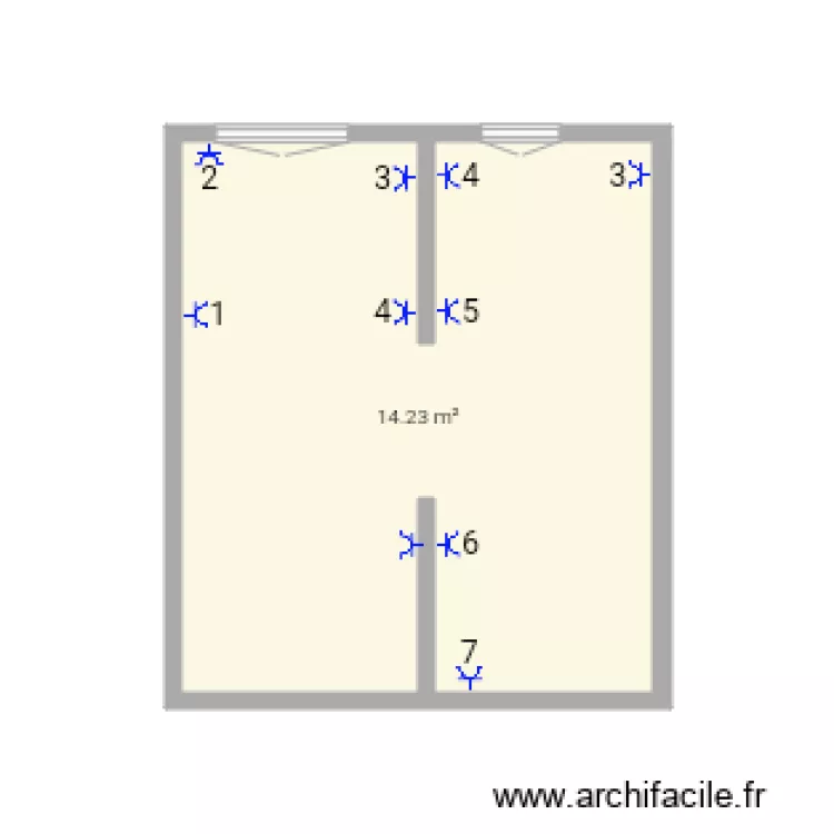 Grenié 2. Plan de Grenié 2. Plan de