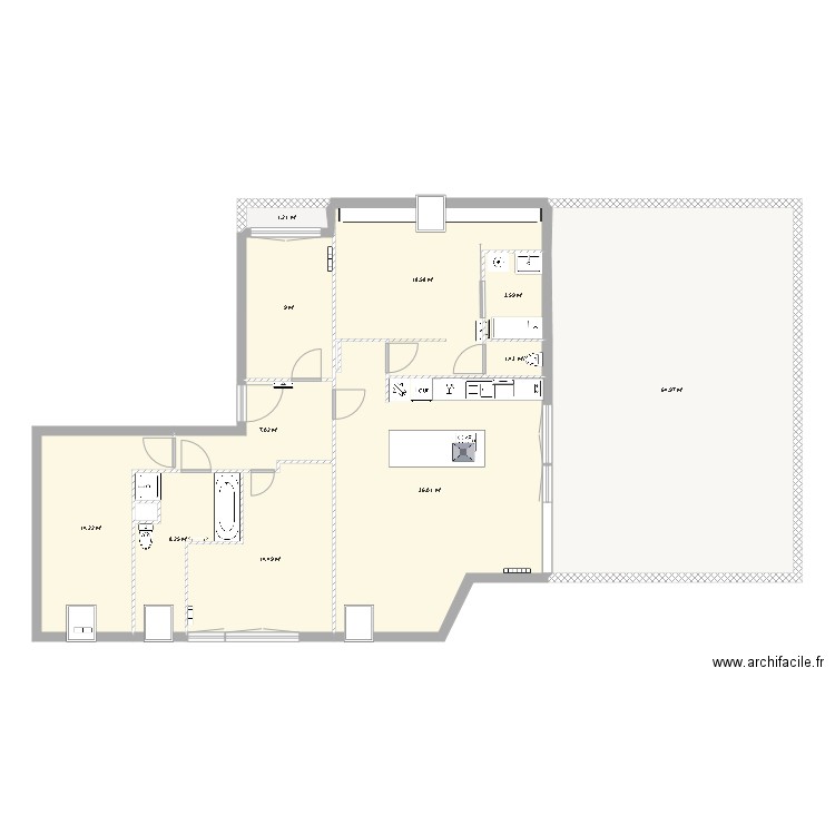 Beauregard. Plan de 0 pièce et 0 m2