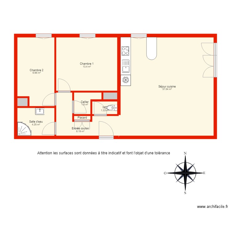 BI 3342 non côté. Plan de 0 pièce et 0 m2