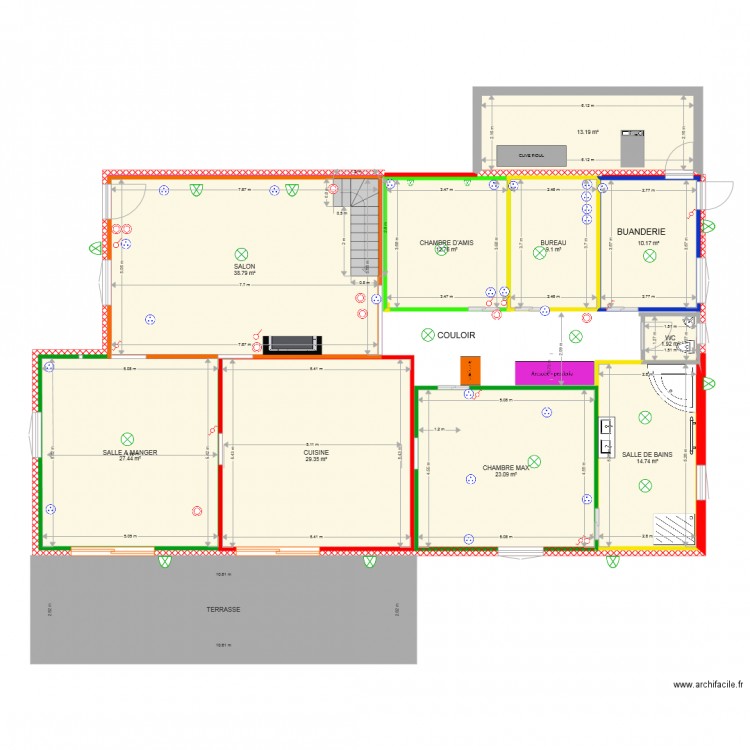 MAISON MAXENCE 2018 HUIT. Plan de 0 pièce et 0 m2