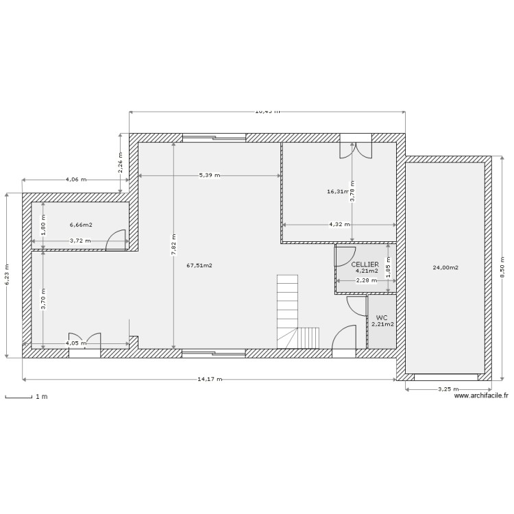 CHICOT 1. Plan de 0 pièce et 0 m2
