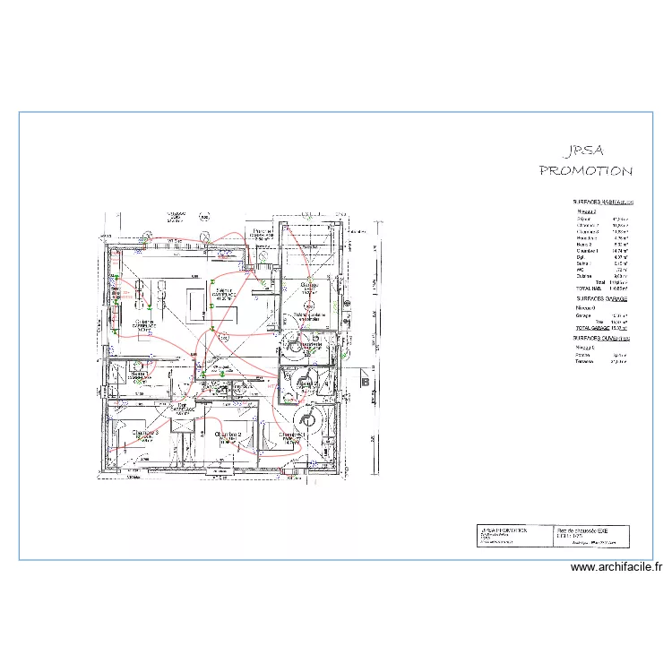 MONTBARTIER. Plan de 
