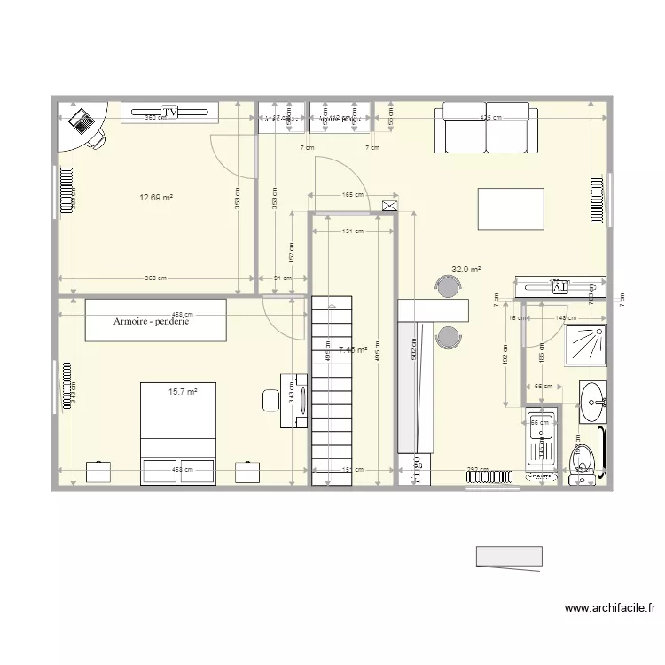 maison donna 2. Plan de 