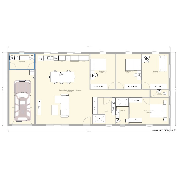 Villa New T4. Plan de 0 pièce et 0 m2