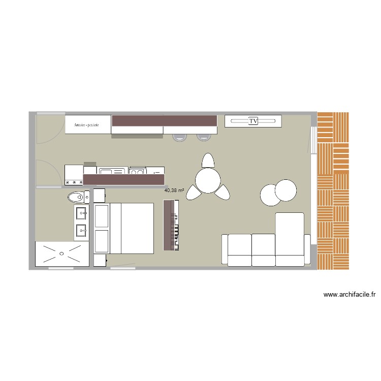 Crans Mogador. Plan de 0 pièce et 0 m2