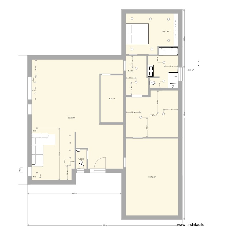 plan spot rdc. Plan de 0 pièce et 0 m2