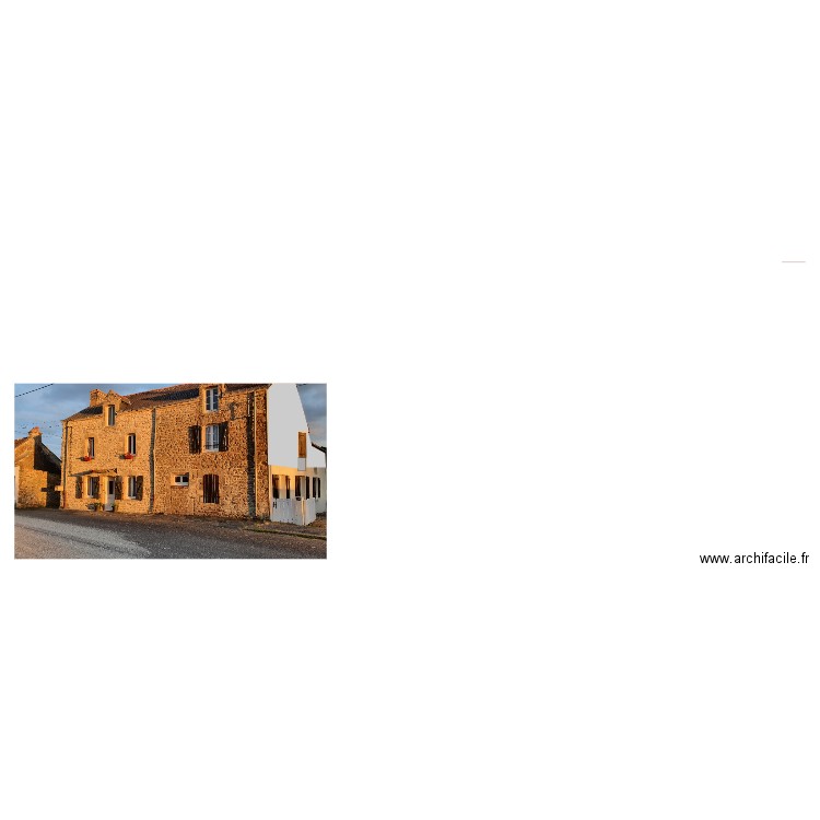 Bardage sur photo . Plan de 0 pièce et 0 m2