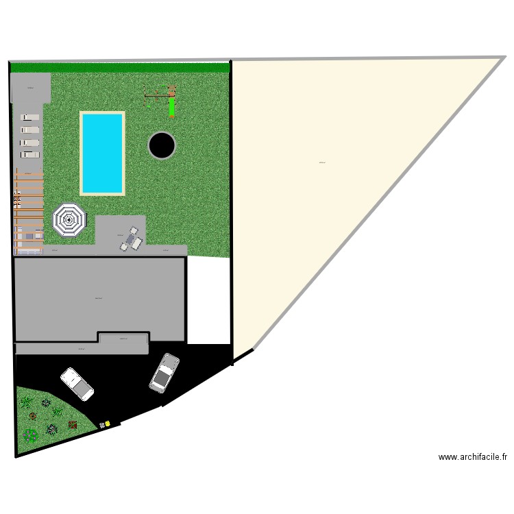 casa dissay. Plan de 9 pièces et 685 m2