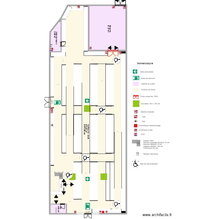 Stock Privé après travaux Soissons. Plan de 0 pièce et 0 m2