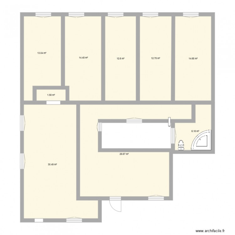 Appartement Seb Ulloi modifie. Plan de 0 pièce et 0 m2