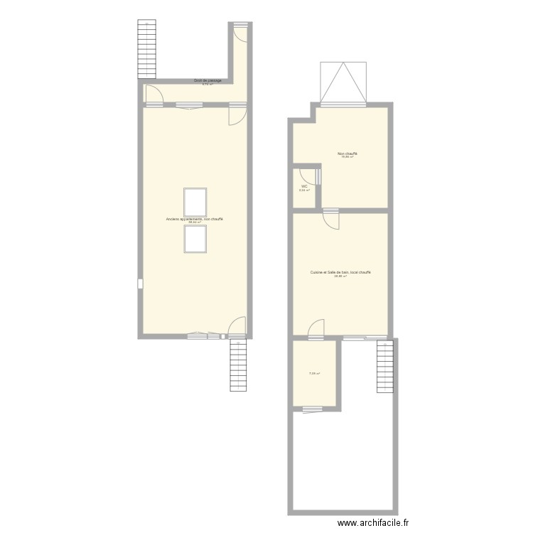 MISTRETTA. Plan de 6 pièces et 123 m2