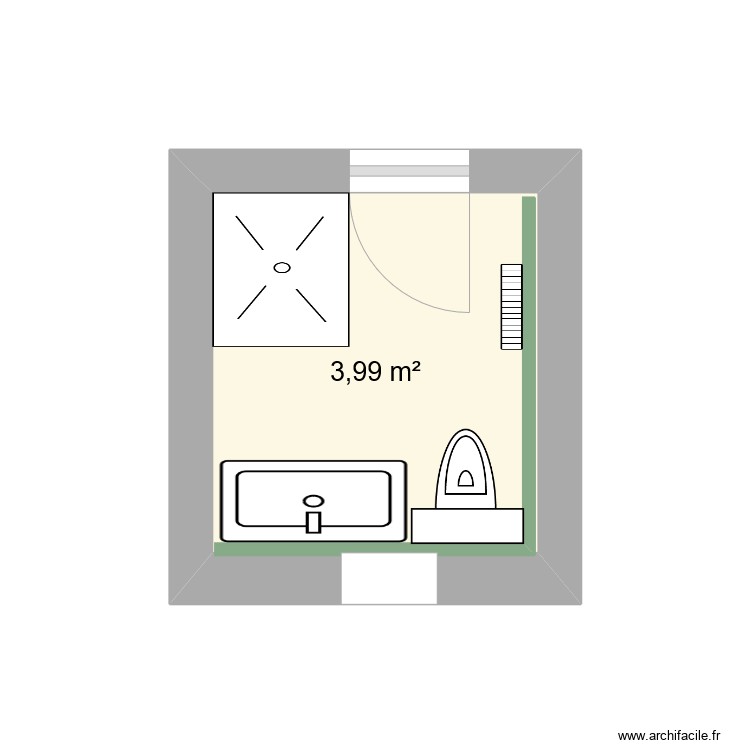 Plan Salle De Bain 4m2