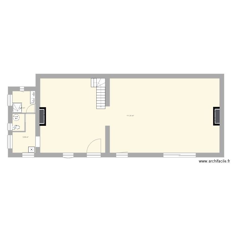 RDC . Plan de 0 pièce et 0 m2