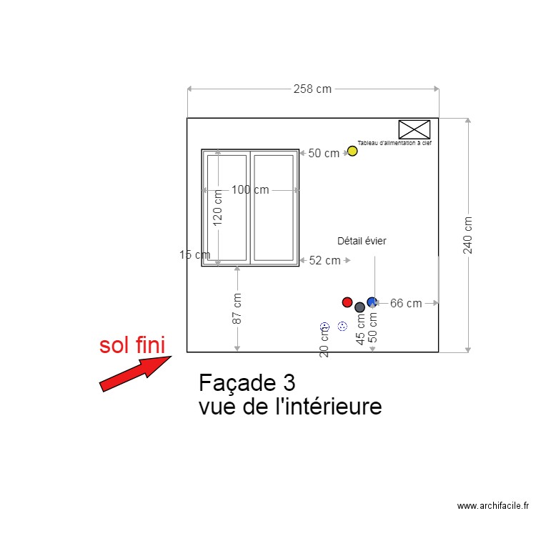 FJ mira 5 façade 3 vue intérieure. Plan de 0 pièce et 0 m2