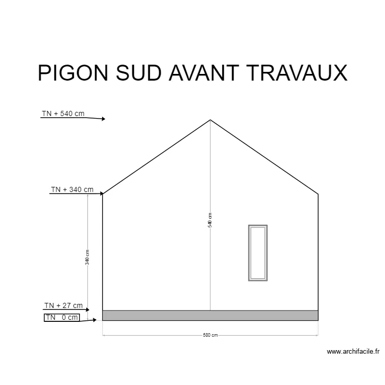 PLAN PIGON SUD. Plan de 