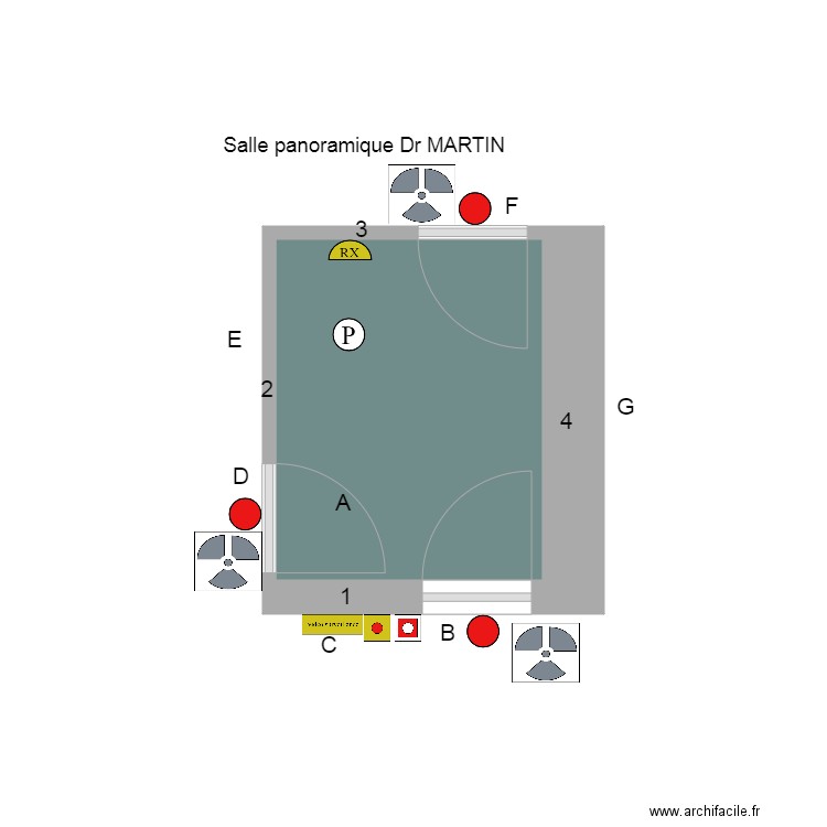  Panoramique Dr MARTIN JP. Plan de 0 pièce et 0 m2