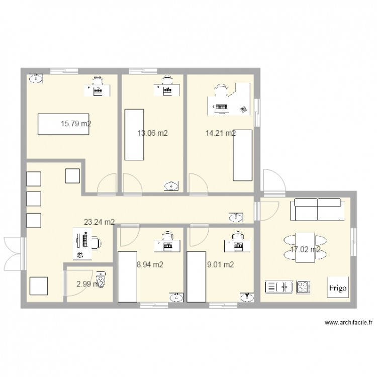 Cabinet Sandy. Plan de 0 pièce et 0 m2