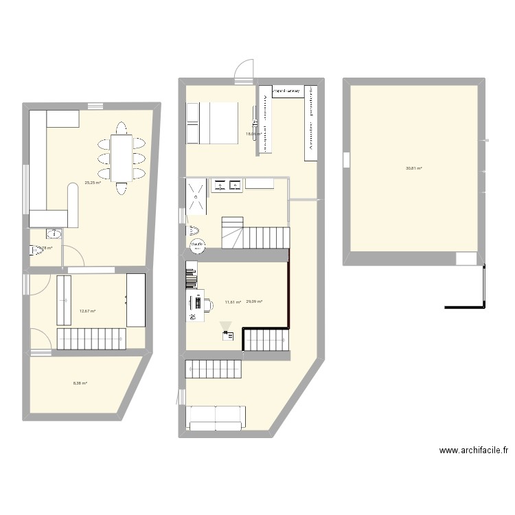 MAISON NEVERT 2.2. Plan de 0 pièce et 0 m2