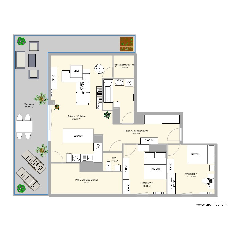 ST URBAIN lot B33. Plan de 0 pièce et 0 m2