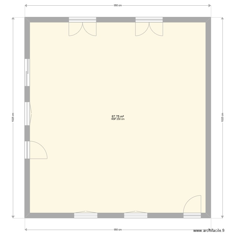 plan interieur habitation. Plan de 0 pièce et 0 m2