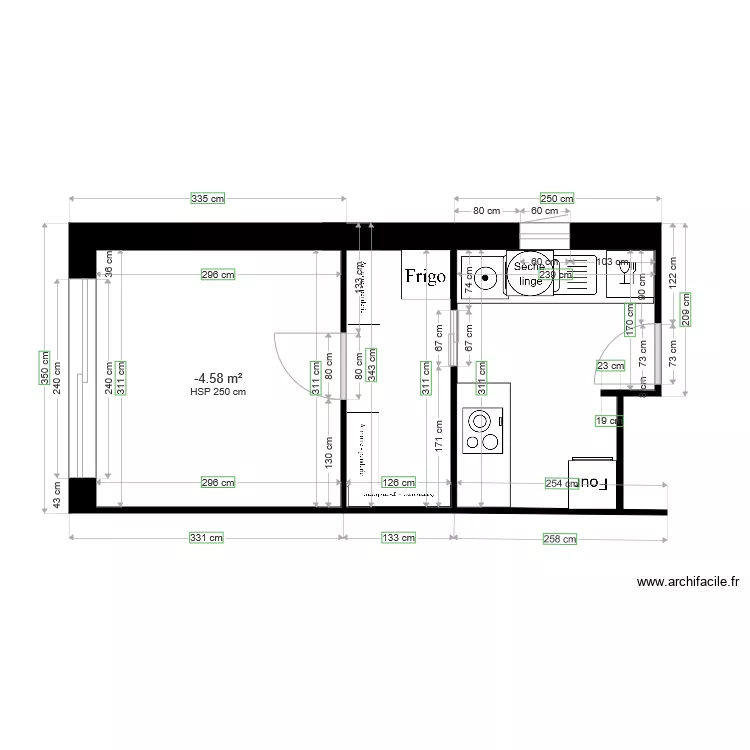 cuisine mamie. Plan de 