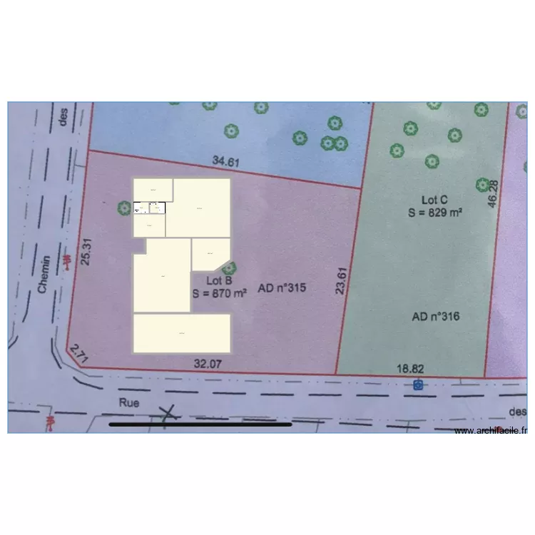 Test maison ml. Plan de 