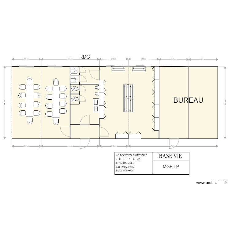 MGB TP. Plan de 0 pièce et 0 m2