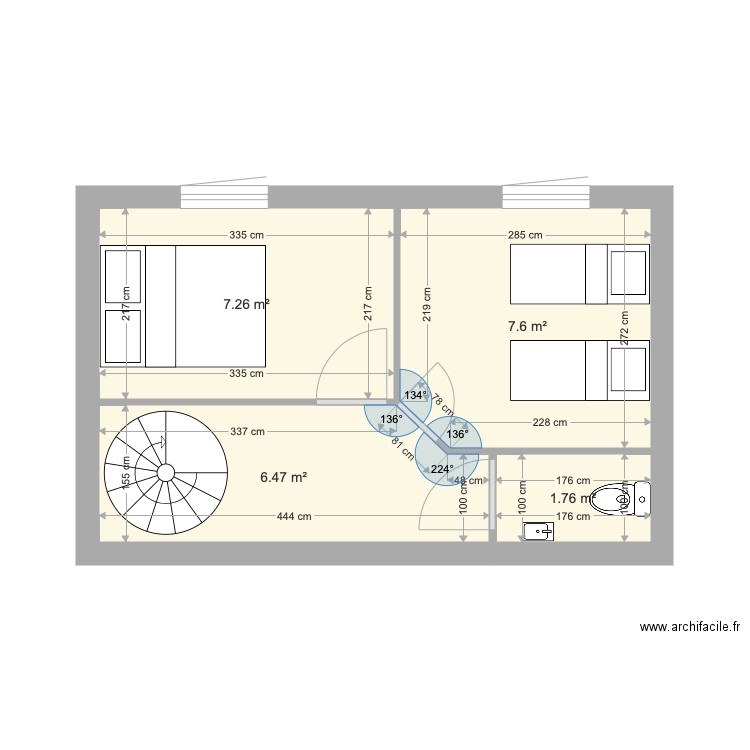 Garage Cabellou Haut V2. Plan de 0 pièce et 0 m2