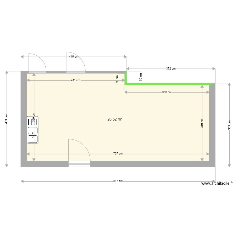 andrea 1. Plan de 0 pièce et 0 m2