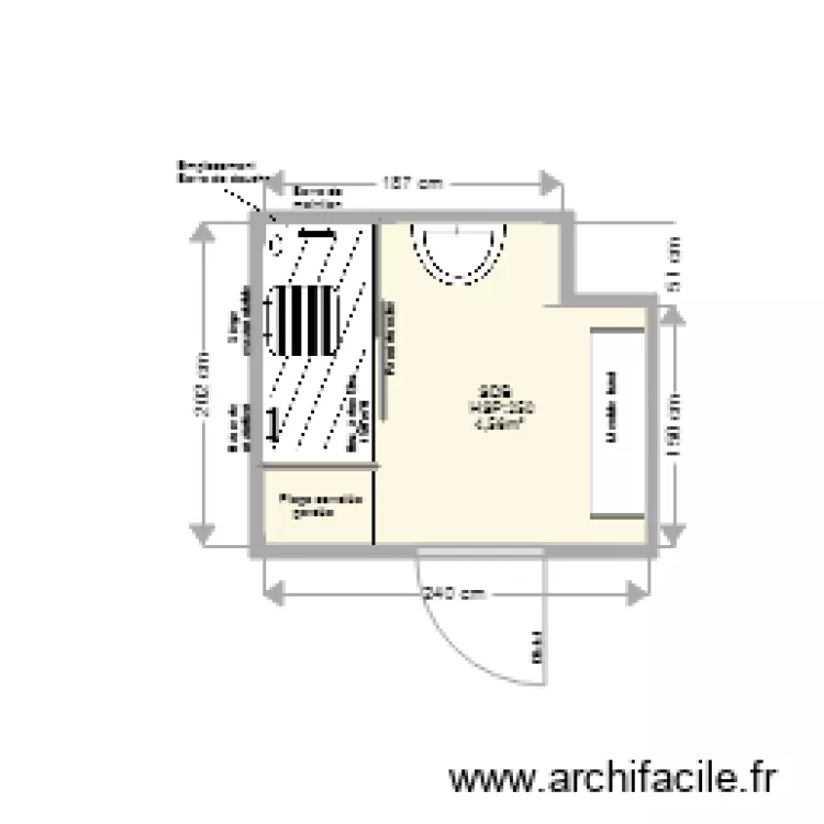 PLAN SAOURI PRO SDB. Plan de PLAN SAOURI PRO SDB. Plan de