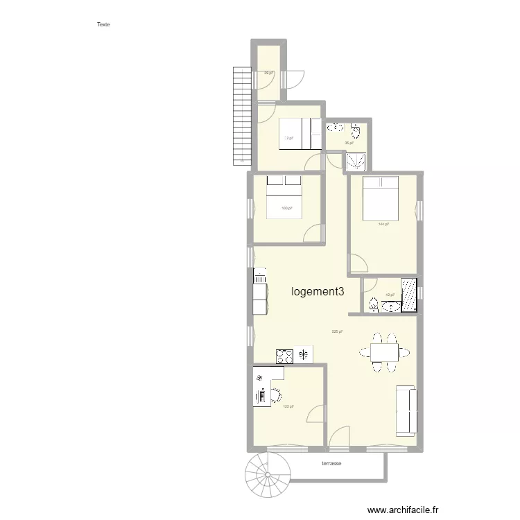 logement3. Plan de 