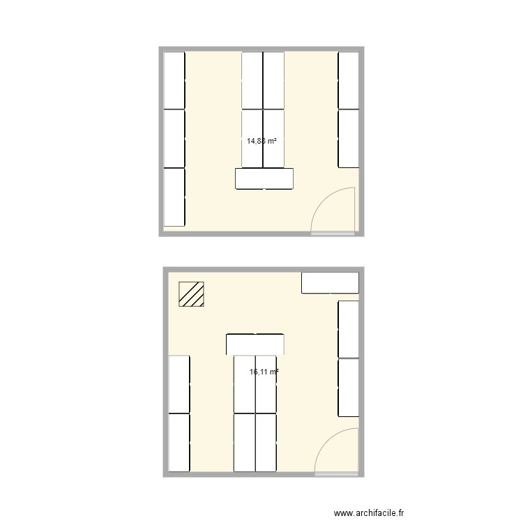 salles archives PLEYAD3. Plan de 0 pièce et 0 m2