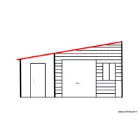 Fa&ccedil;ade ouest abri voiture