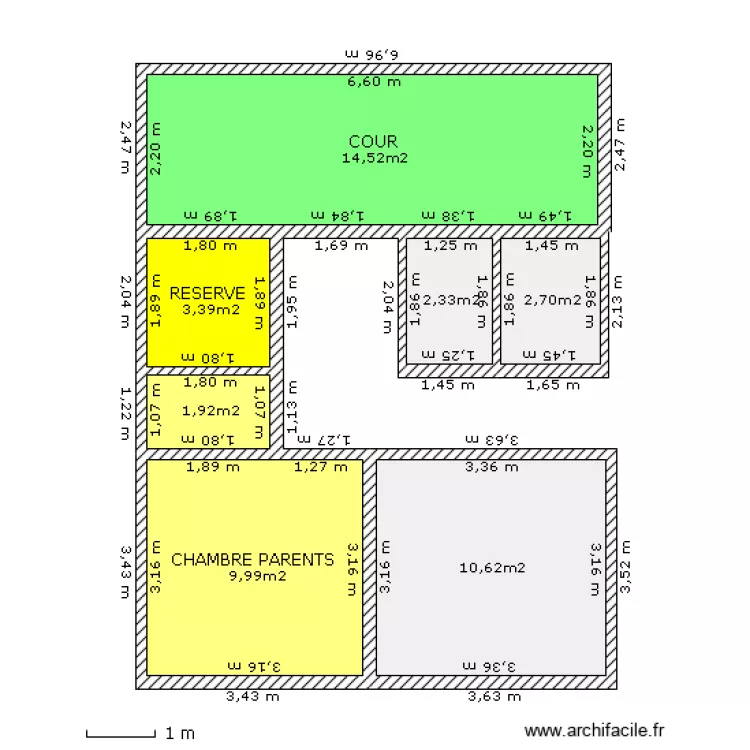PLAN ETAGE MB N&deg;2. Plan de 