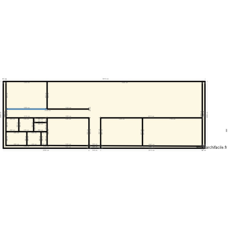 Similation 20x60 client 20202057. Plan de 0 pièce et 0 m2