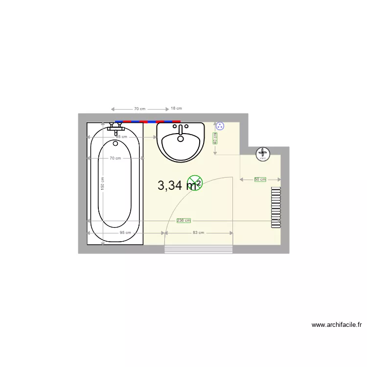 DIAW Existant. Plan de DIAW Existant. Plan de