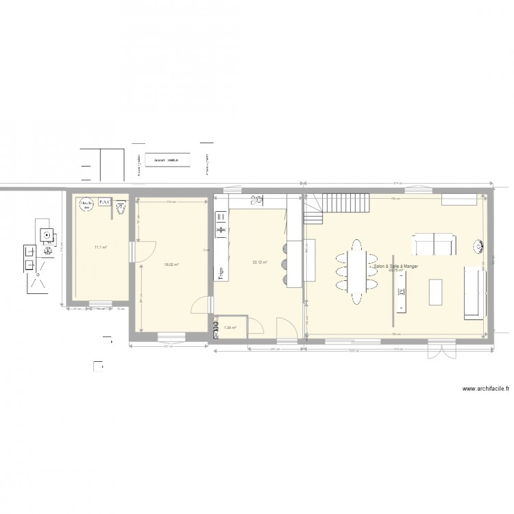 Maison futur RDC 16. Plan de 0 pièce et 0 m2
