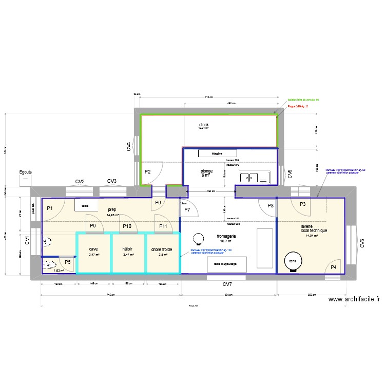 batiment Marion version 3A. Plan de 0 pièce et 0 m2