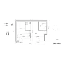 Plan rez de chauss&eacute;e projet tuyauterie