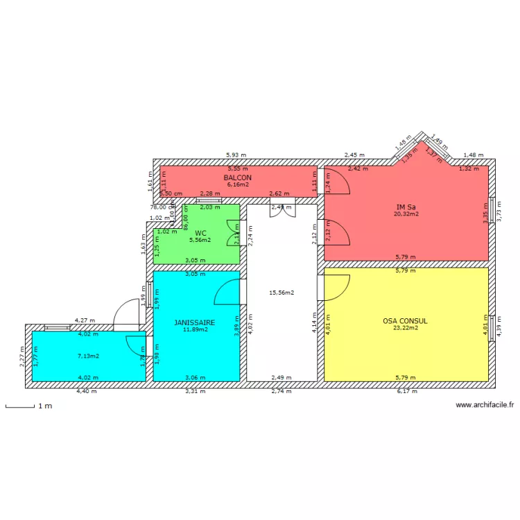 19 1er &eacute;tage DEFINITIF AVEC NOM. Plan de 