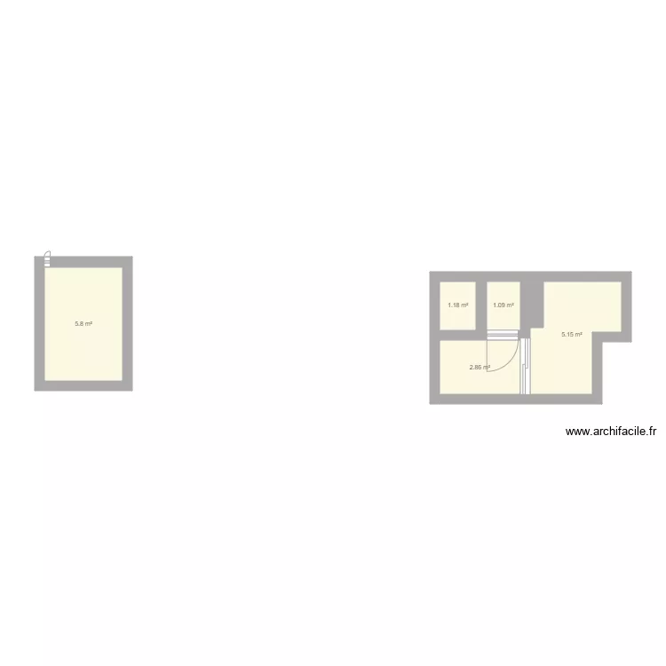 PELLIGAND Sophie Existant. Plan de 