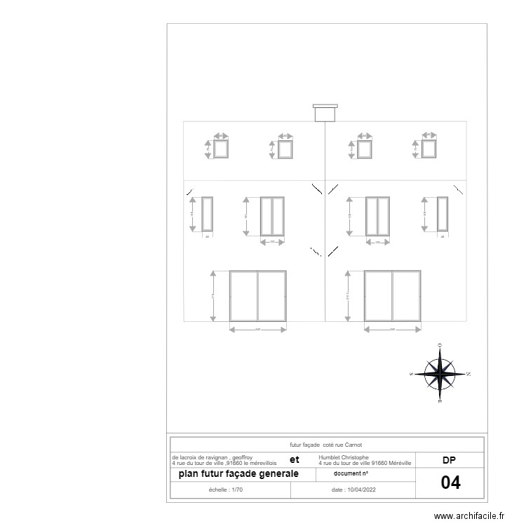 A MODIFIER CHRISTOPHE . Plan de 0 pièce et 0 m2