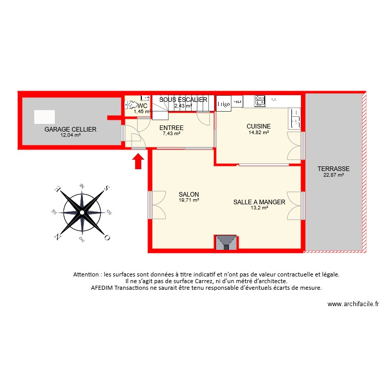 BI 6888. Plan de 0 pièce et 0 m2